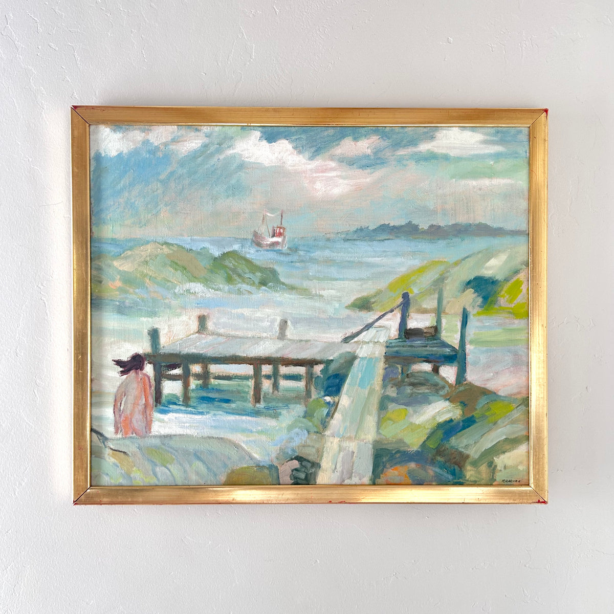 Swim from the dock 25.5” x 21.5”