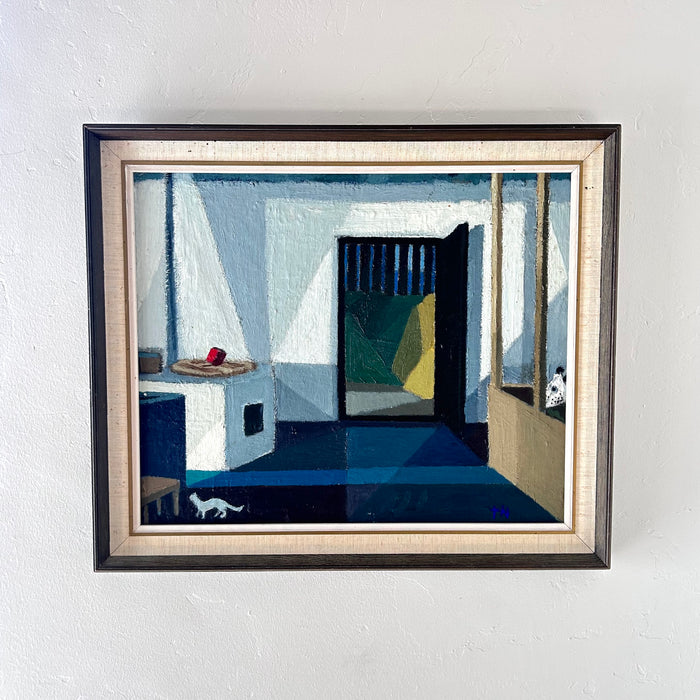 MCM geometric interior 21” x 18”
