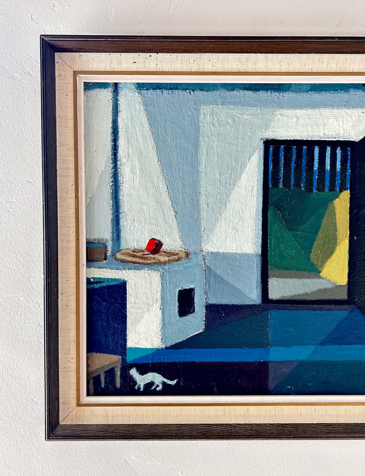 MCM geometric interior 21” x 18”
