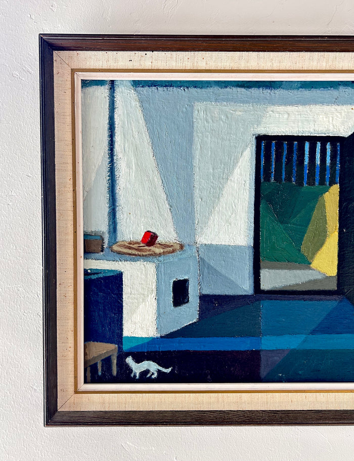 MCM geometric interior 21” x 18”