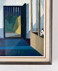 MCM geometric interior 21” x 18”
