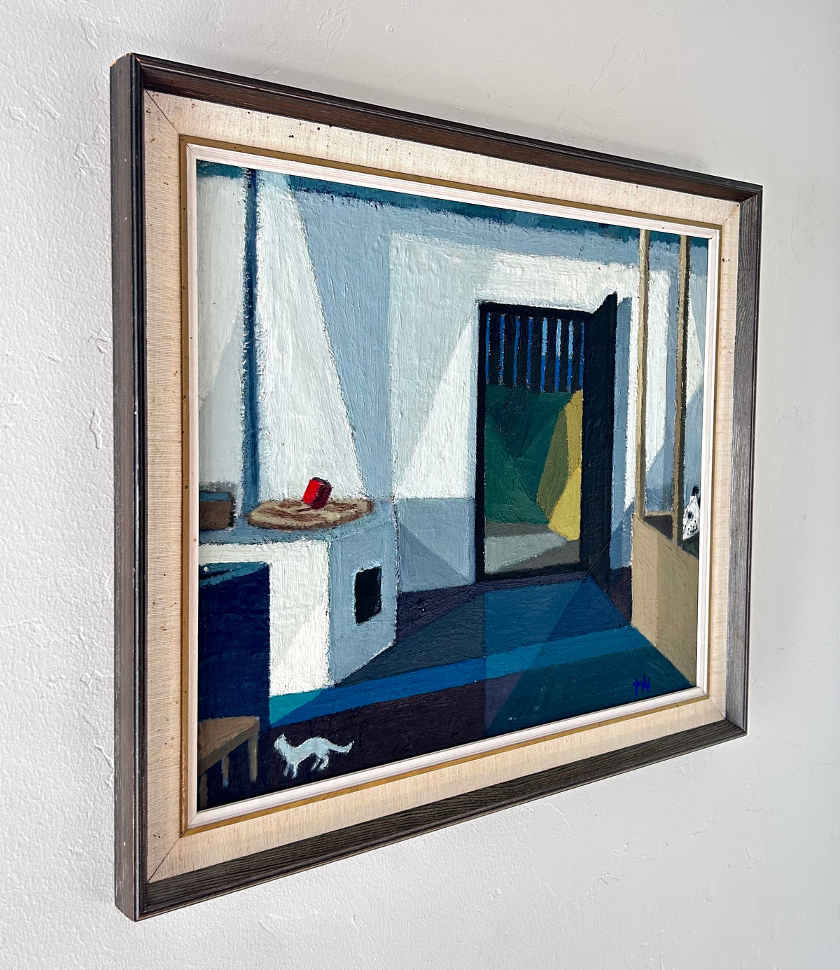 MCM geometric interior 21” x 18”