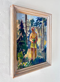 Man in the woods 13” x 16”