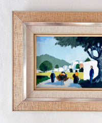 Passing the olive tree 25” x 19”
