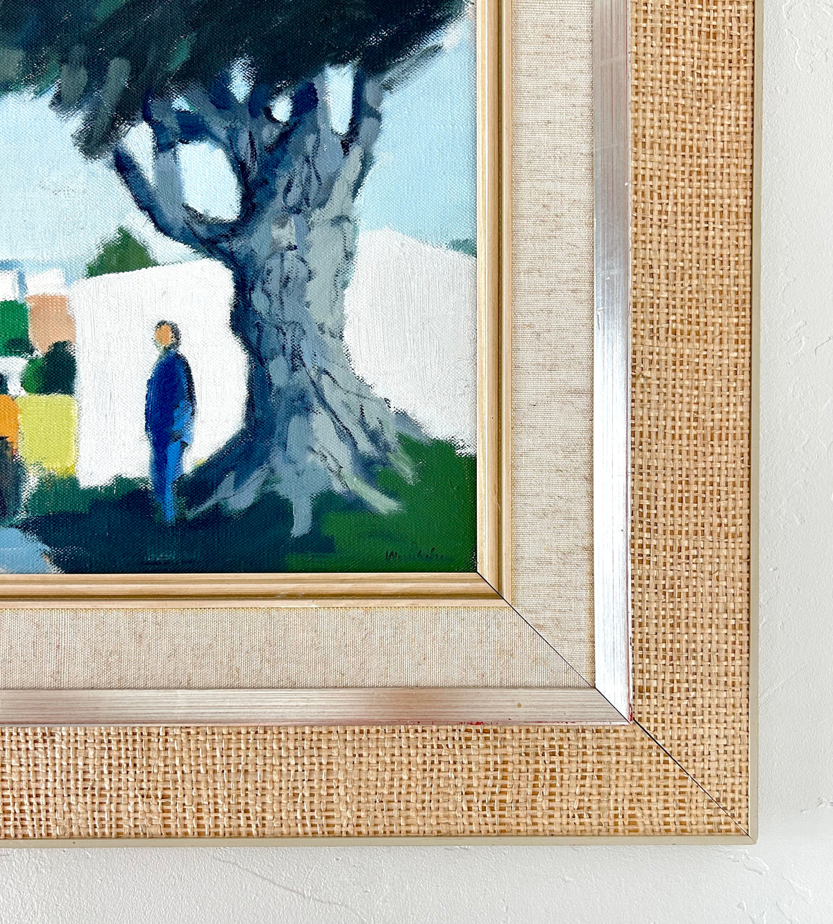 Passing the olive tree 25” x 19”
