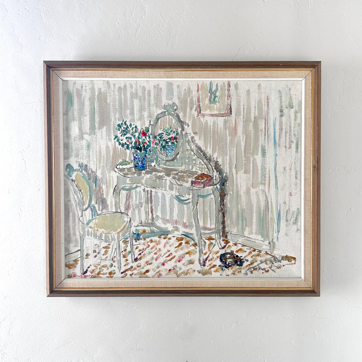 Impressionist vanity 25" x 21.5"