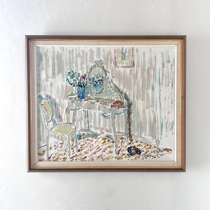 Impressionist vanity 25" x 21.5"