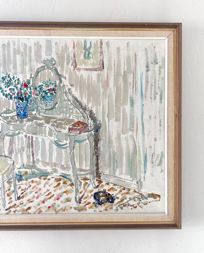 Impressionist vanity 25" x 21.5"