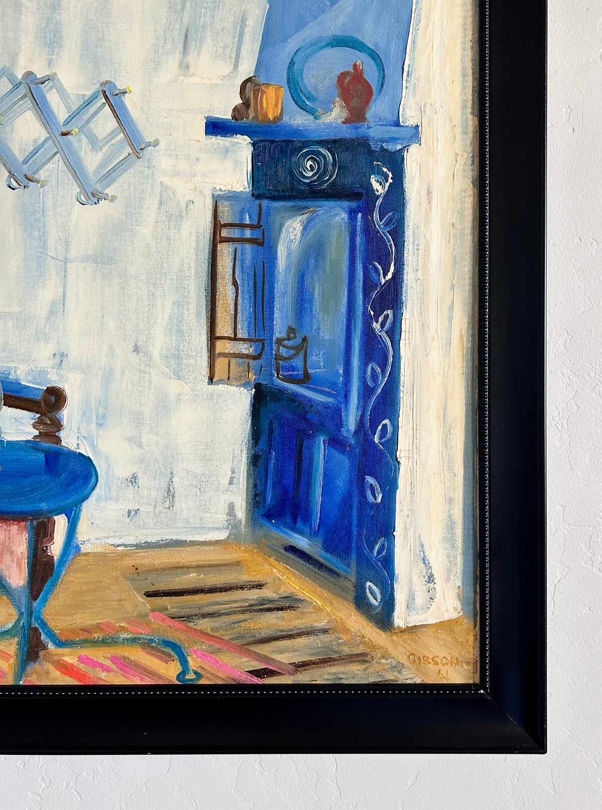 Adobe house interior 24” x 31.5”