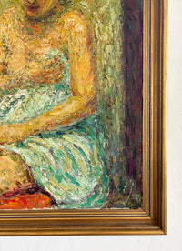 The woman in the sheet 27.5" x 31.5"