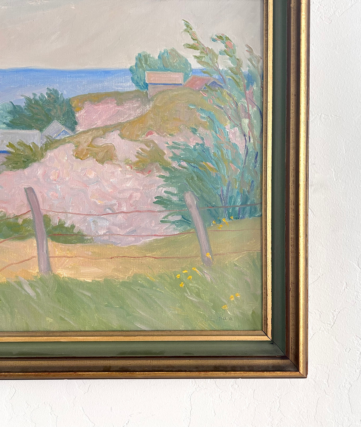 Windy spring countryside 30.5" x 21.5"