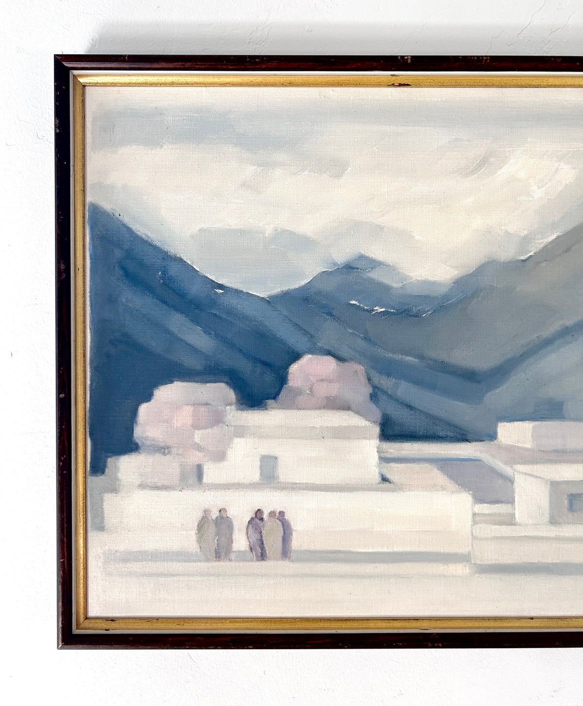 Misty minimal landscape 23” x 19.5”