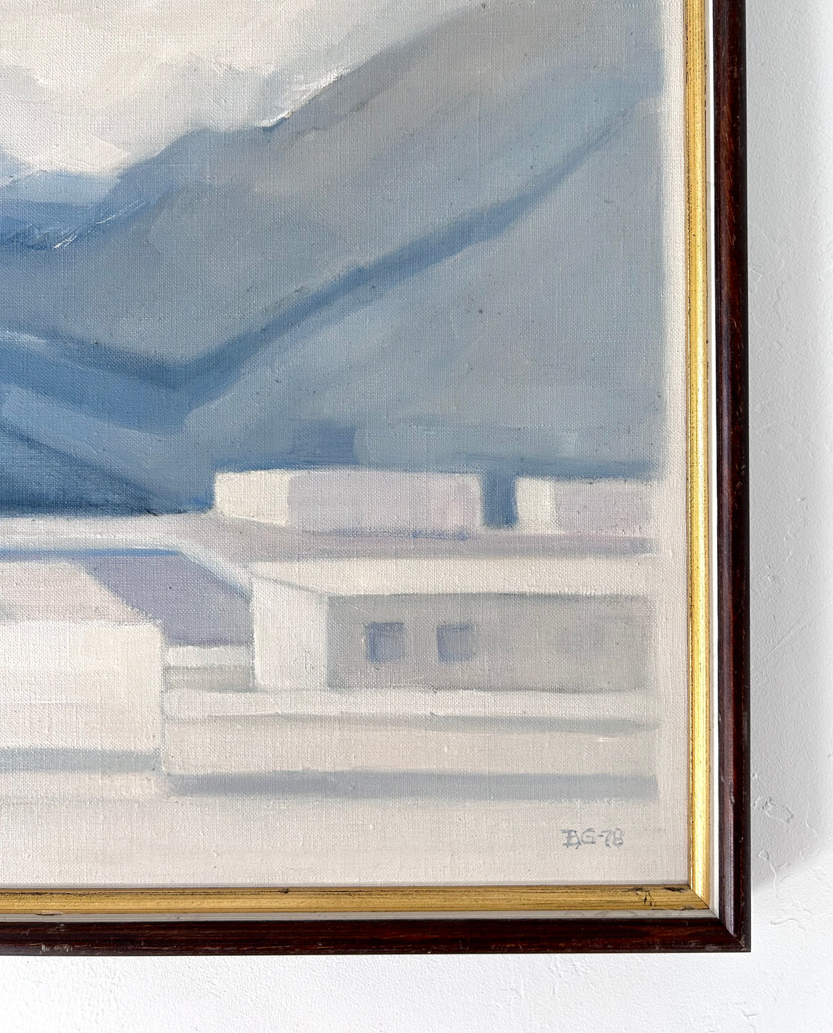 Misty minimal landscape 23” x 19.5”