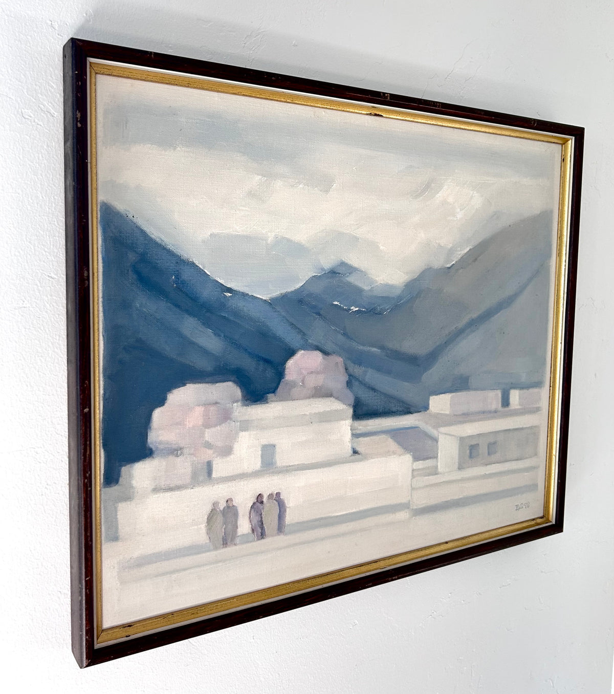 Misty minimal landscape 23” x 19.5”