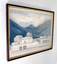 Misty minimal landscape 23” x 19.5”