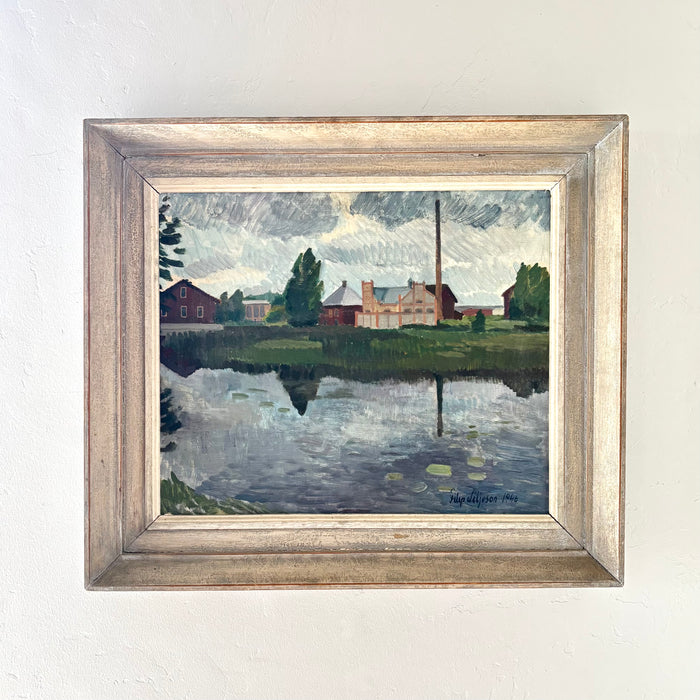 Lake reflection 23" x 20"