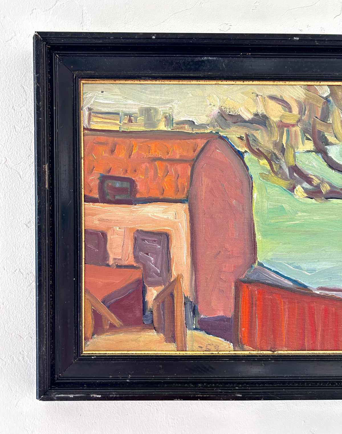 Colorful waterfront 15” x 12”