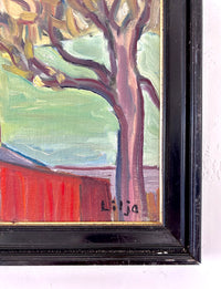 Colorful waterfront 15” x 12”