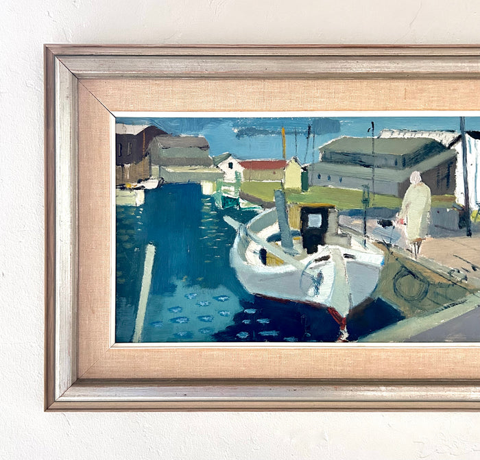 The woman by the boat 23” x 14.5”