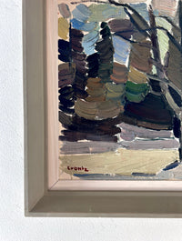 Impasto abstract tree 20" x 16.5"