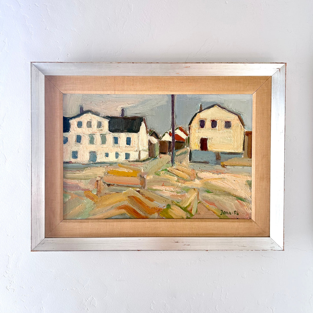 South of France town 27.5” x 20.5”