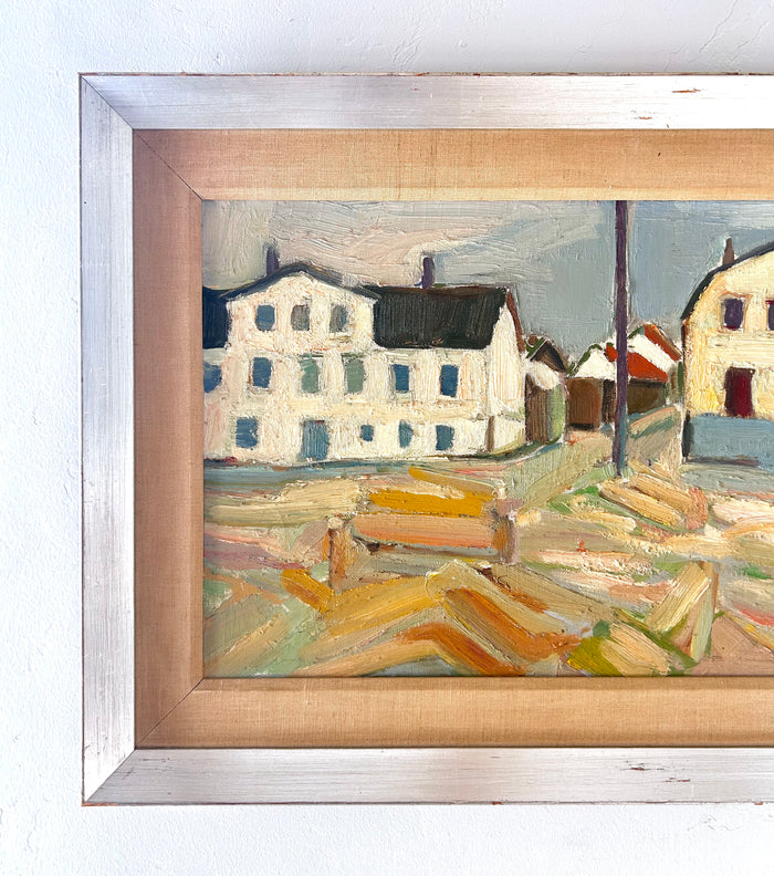 South of France town 27.5” x 20.5”