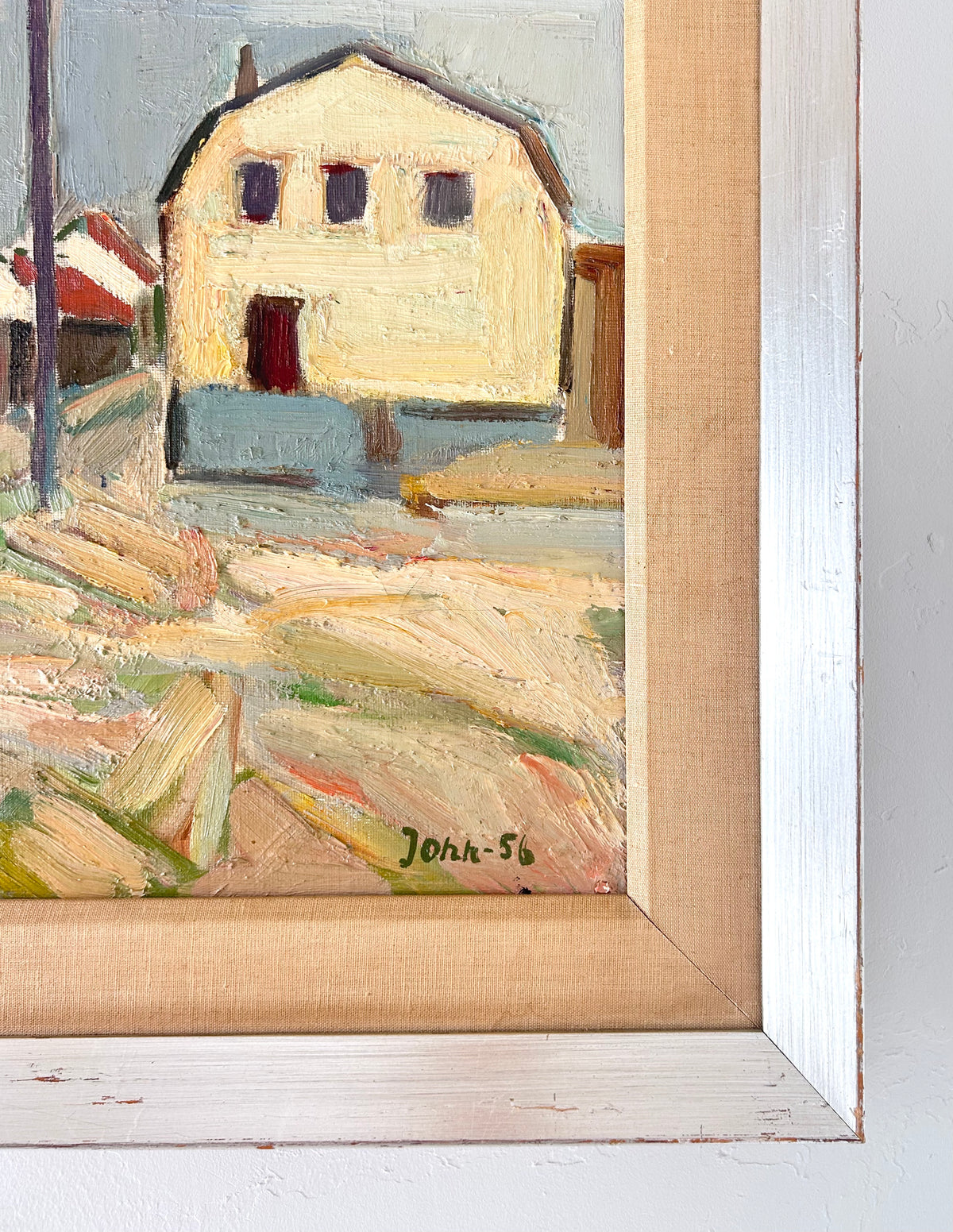 South of France town 27.5” x 20.5”