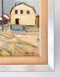 South of France town 27.5” x 20.5”