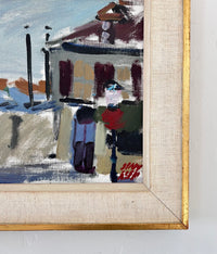 Expressionist European city 19” x 12.5”