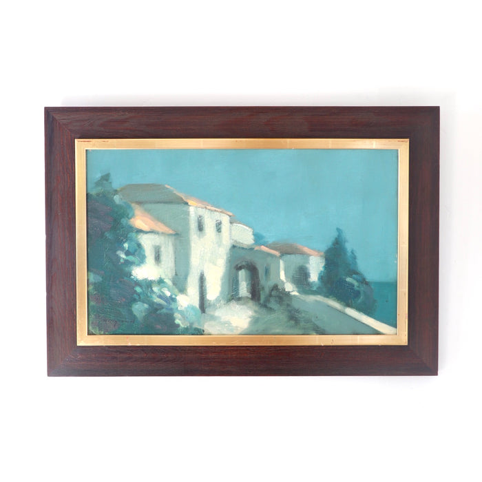 Turquoise sky villa 28" x 19"