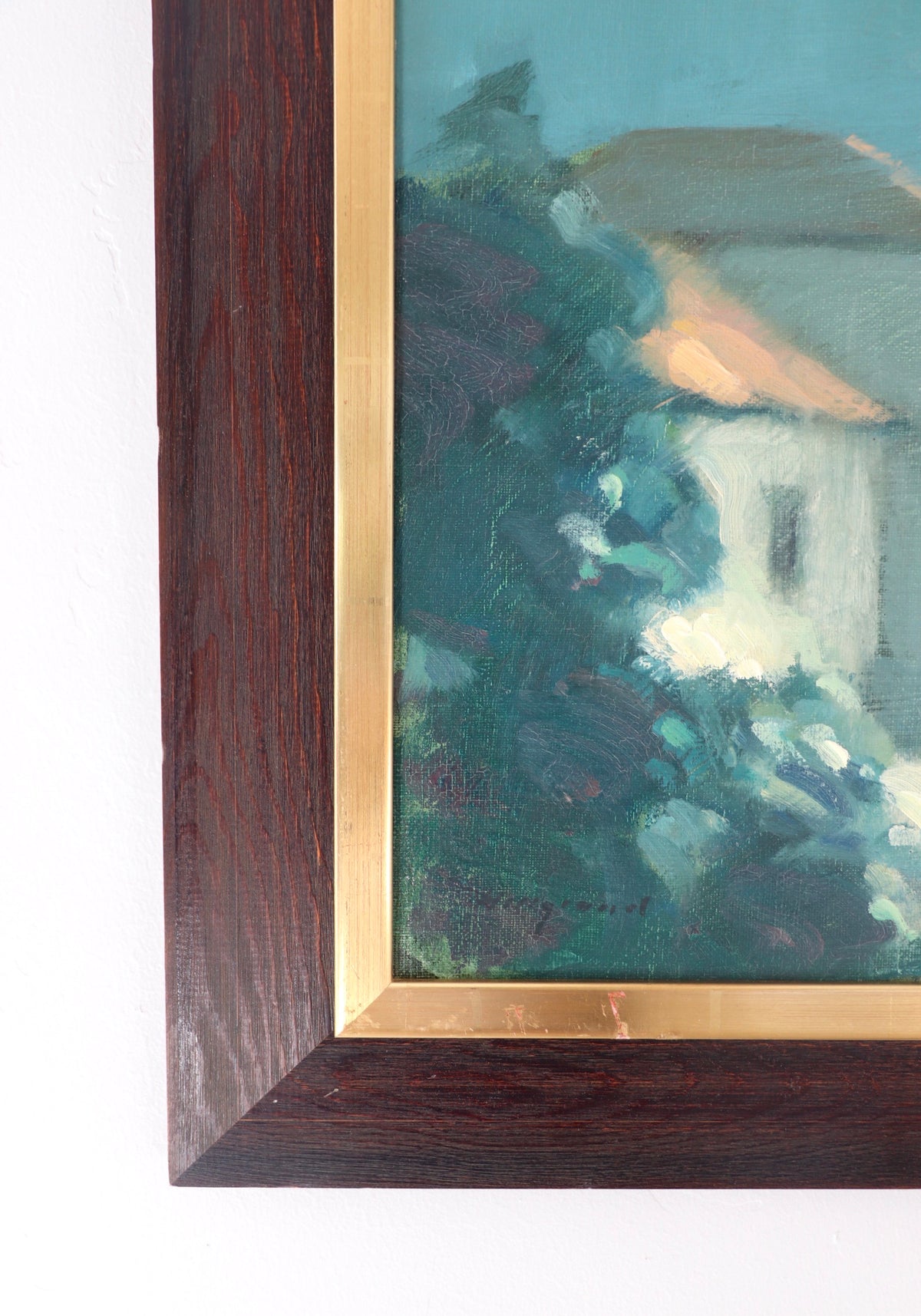 Turquoise sky villa 28" x 19"