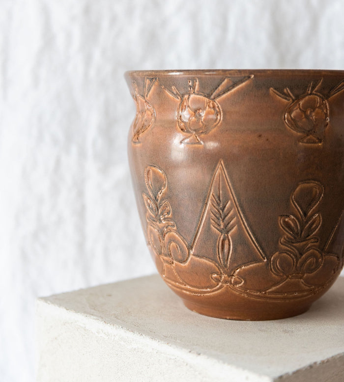 Earthy pink planter