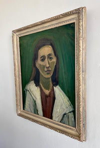 Jade green portrait 24" x 27"