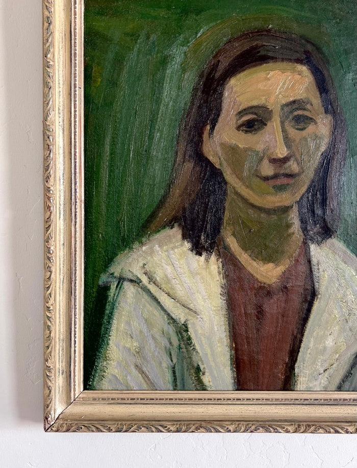 Jade green portrait 24" x 27"