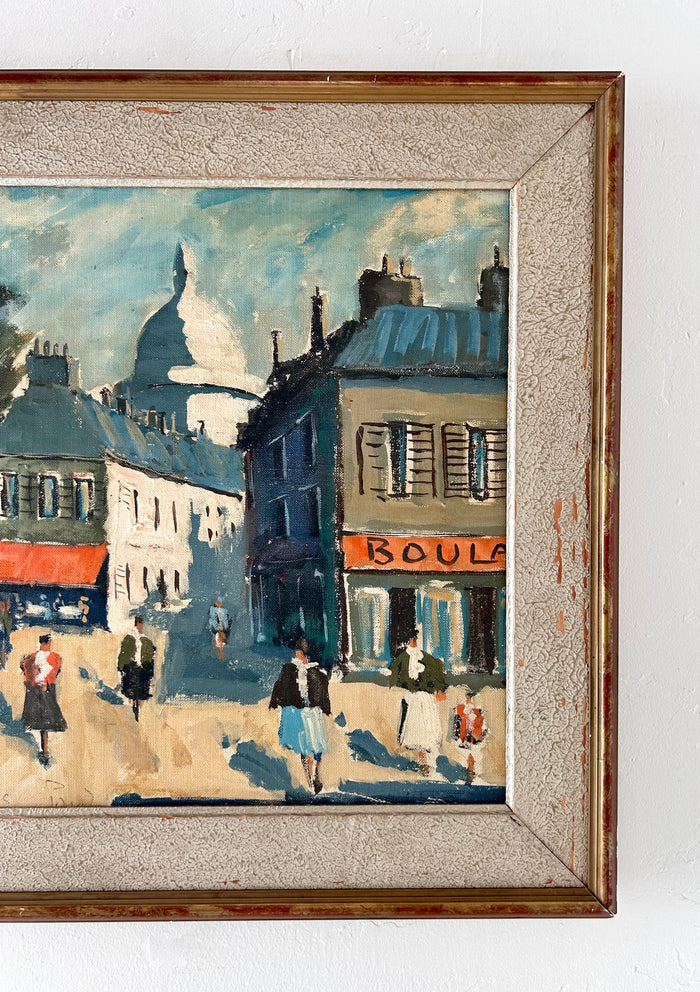 Outside the Boulangerie 20.5” x 18.5”