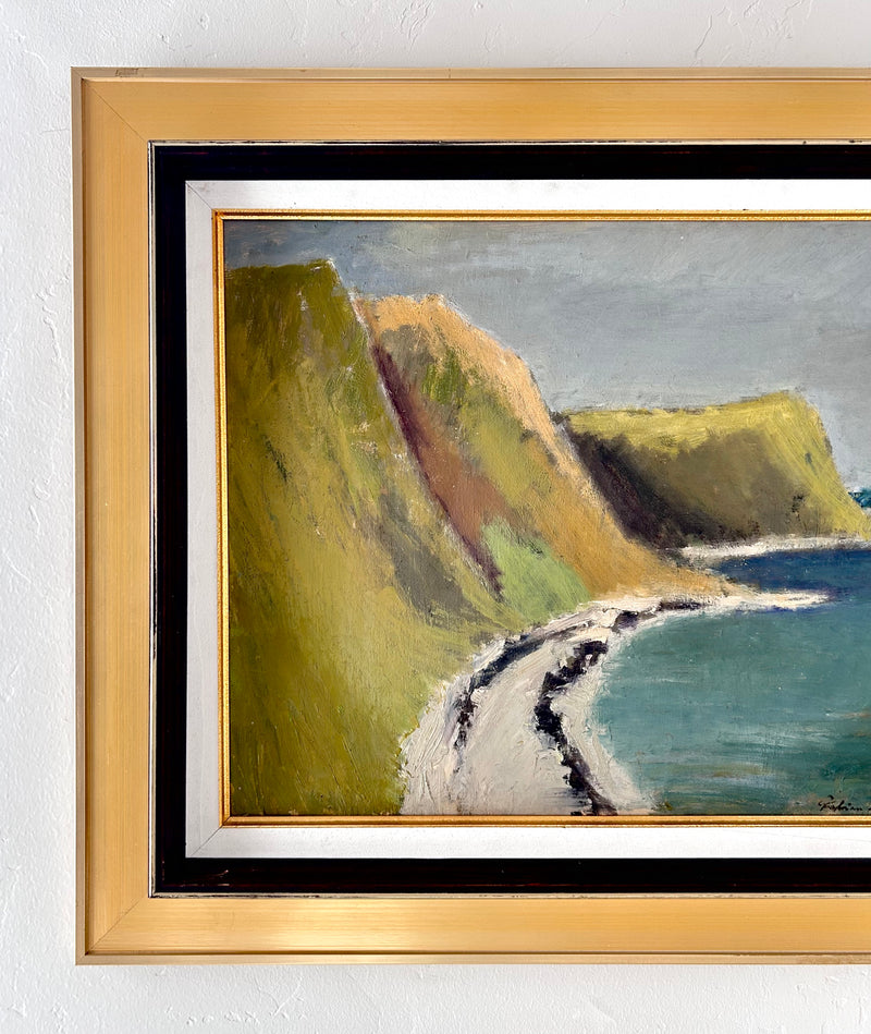 Cliffs by the sea 27.5” x 23.5”