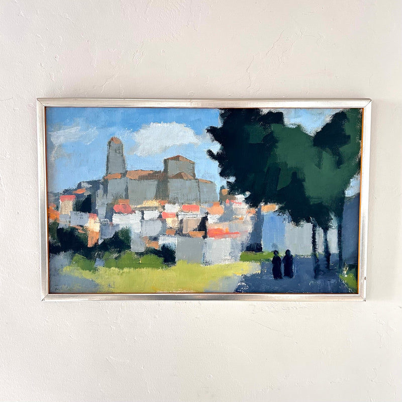 Mediterranean city 22.5" x 14"