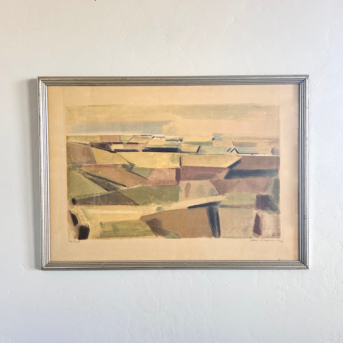 Abstract farmland 29" x 21"