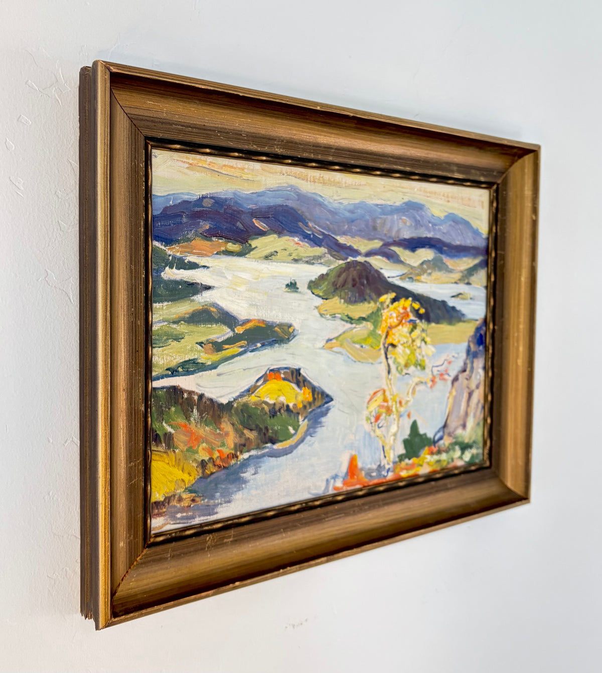 Mountain lake landscape 15.5” x 12.5”