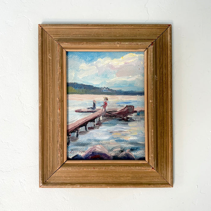 Lake dock 10” x 12.5”