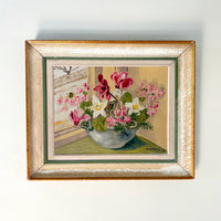 Flowers by the window 18.5" x 15.5"