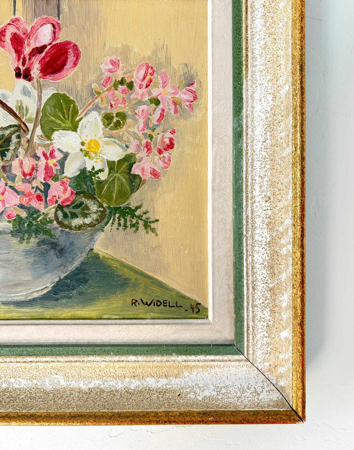 Flowers by the window 18.5" x 15.5"