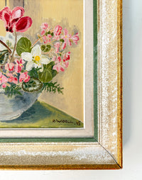 Flowers by the window 18.5" x 15.5"