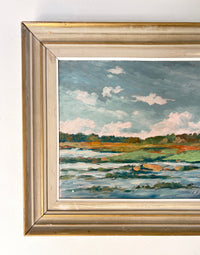 Pastel pond 21.5” x 18”