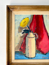 Single yellow stem 16.5” x 18”