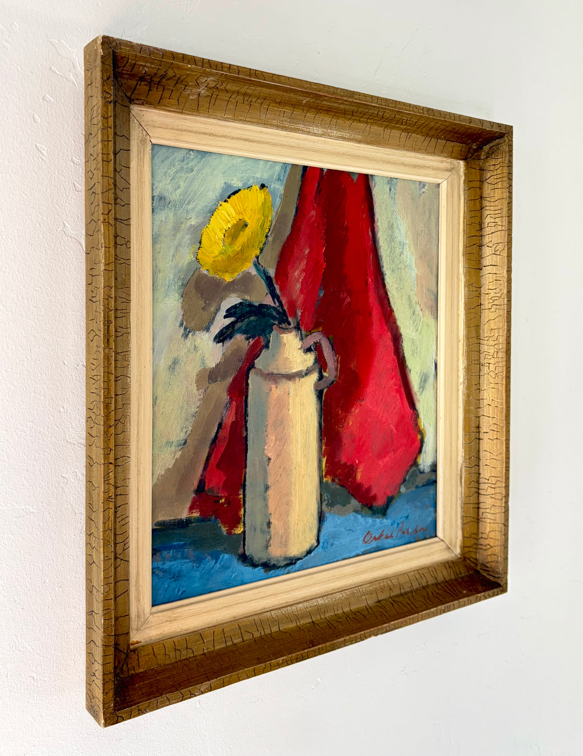 Single yellow stem 16.5” x 18”