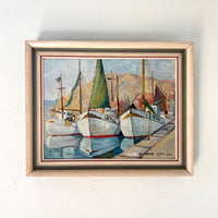 Summer sailboats 18.5” x 15”