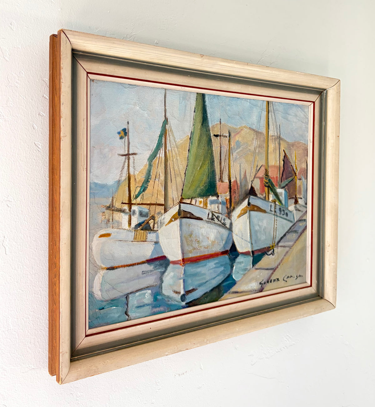 Summer sailboats 18.5” x 15”