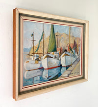 Summer sailboats 18.5” x 15”
