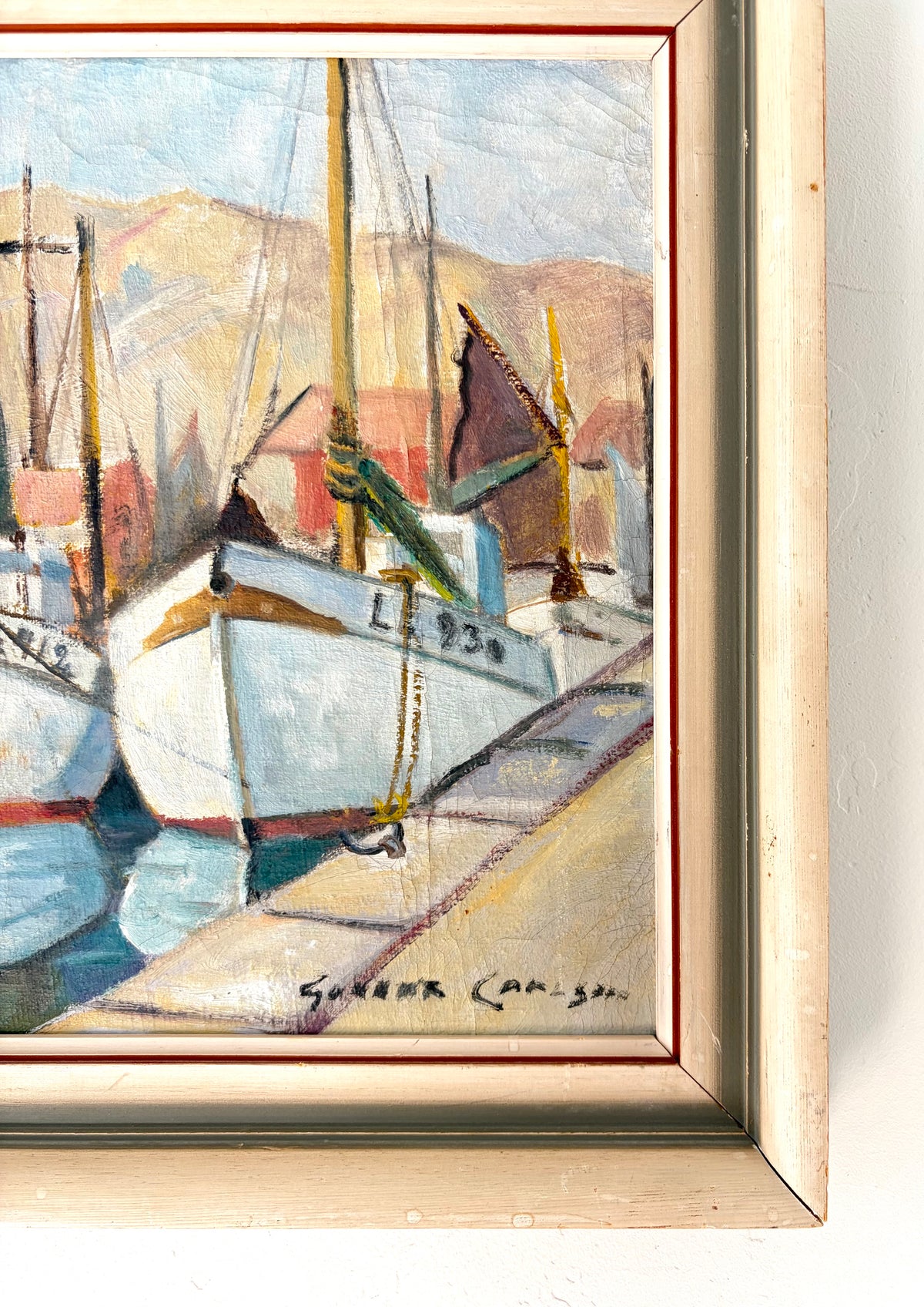 Summer sailboats 18.5” x 15”